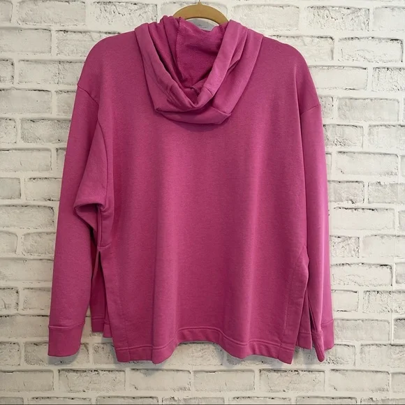 Nike Oversized Yoga Sweatshirt PINK Size SMALL (see measurements) #WB127 - Picture 2 of 7